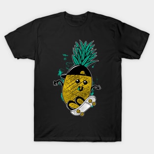 Pineapple Skateboarding T-Shirt